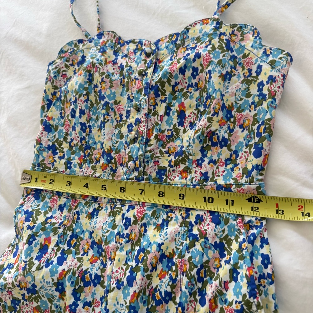 Maeve Scalloped Spaghetti Strap Jumper, Size 0. - Picture 8 of 9